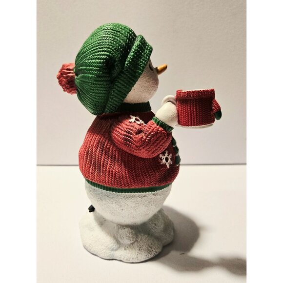 Precious Moments snowman w/ Music & flashing lights, great for desk decoration - Picture 5 of 7